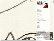 Tablet Screenshot of federicofellini.it